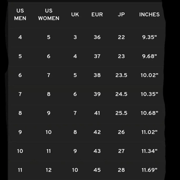 Docs size guide - Picture 5 of 5